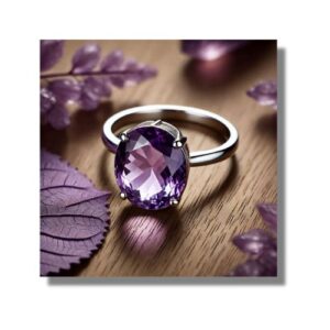 Amethyst faceted Gem grade