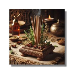 Herbal Agarbatti (30 sticks with plastic bottle)