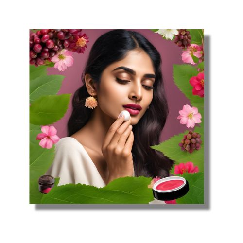 Redwine + Rhubarb Lip Balm, 8g